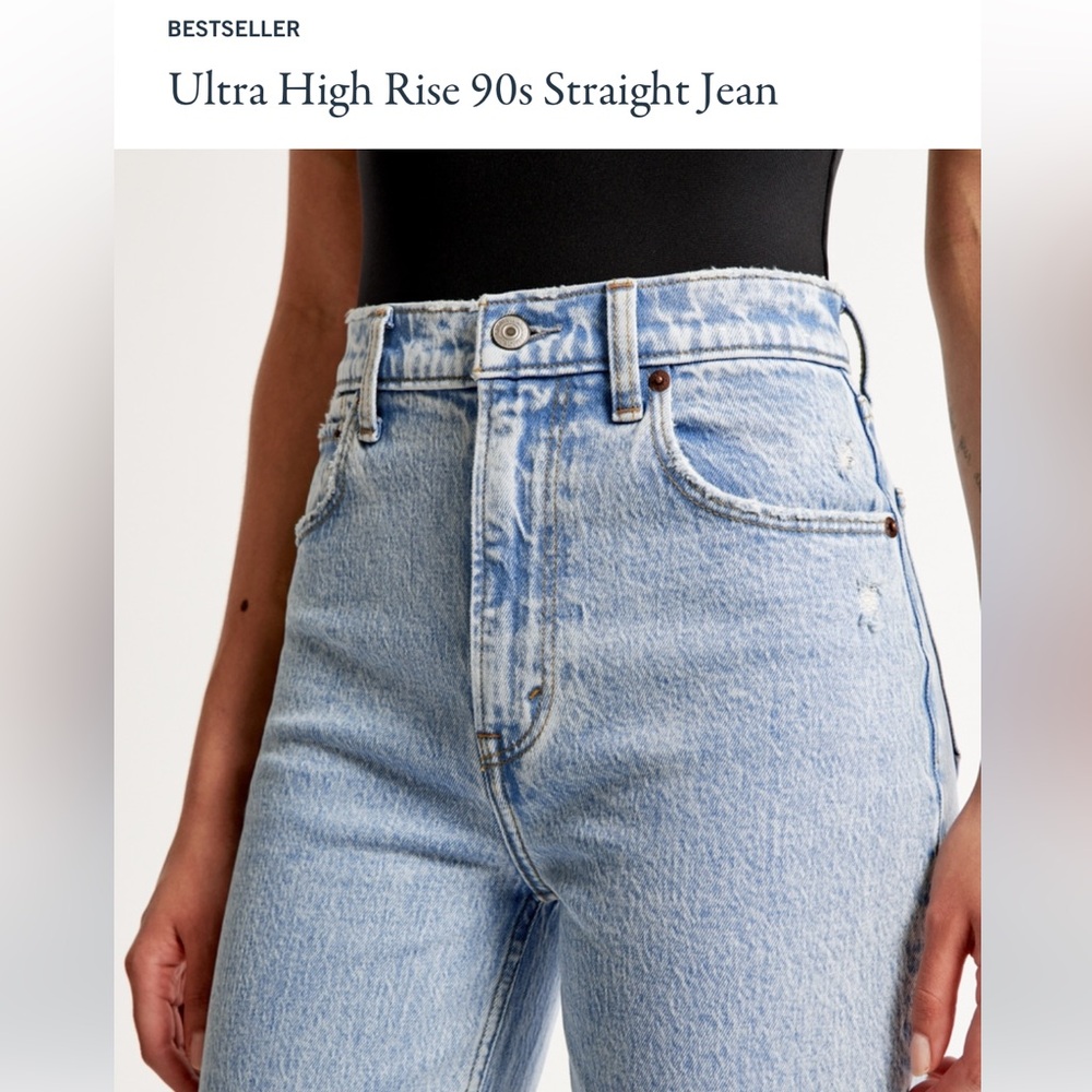 Abercrombie and Fitch Ultra High Rise Jeans